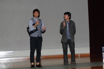 ゲストの越智隼人さん（左）と佐藤円さん