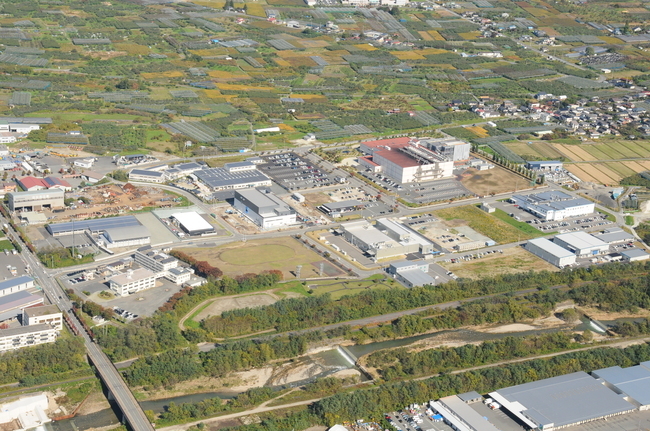 荒谷西工業団地(空撮)