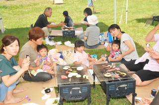 会場には香ばしい香りが漂いました