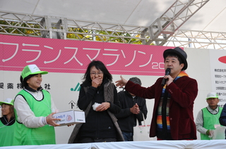 ワッキー貝山さんが盛り上げたステージイベント