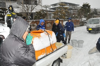 多くの地域住民の方が協力しました