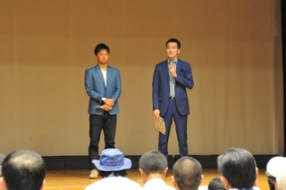 ゲストの越智隼人さんと清水春樹さん