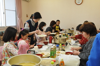 みなさんで試食会