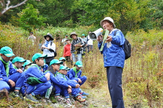 佐藤定四郎さんのお話の様子