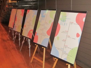 100年のあゆみ展示