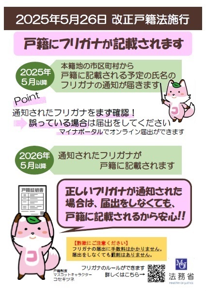 フリガナチラシ